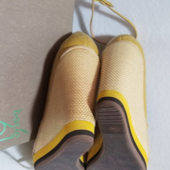 Bacio 61 Grotto Canary Wedge Platform Heels SZ 6.5 - Picture 5 of 15